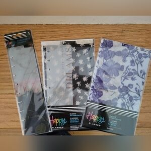 Happy Planner Floral and Motivational Classic Dashboard Bookmark & Divider Sets